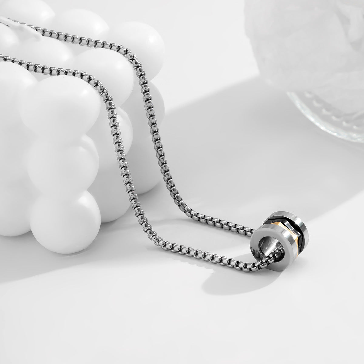 Stacked Wheels Pendant Necklace - Damned Threads